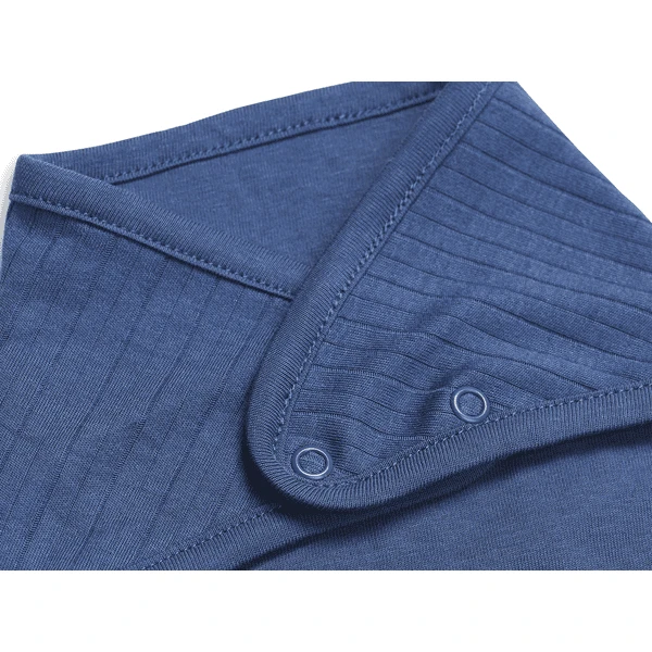Jollein Bib Bandana Basic Stripe Jeans Blauw 2-pak - Afbeelding 4