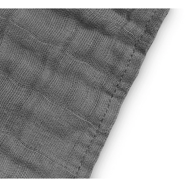 Jollein Bib Bandana Gerimpeld Storm Grijs 2-pack - Afbeelding 4