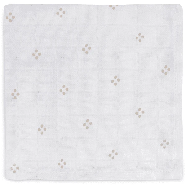 Jollein Burp Cloth Muslin 2-Pack Pointelle Sun Biscuit - Afbeelding 2