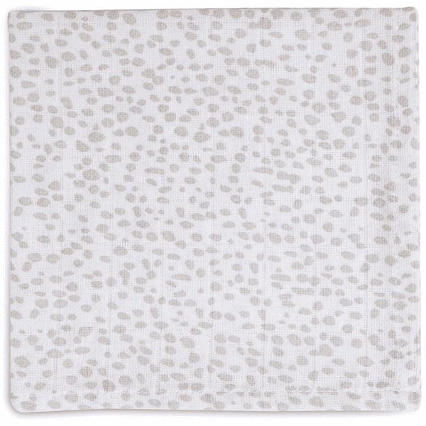 Jollein Burp Doekje Mousseline 2-pack Rabbit Nougat - Afbeelding 2