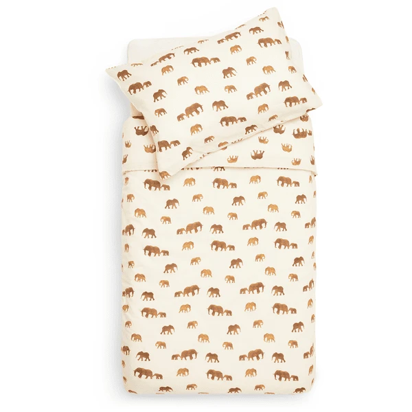 Jollein Dekbedovertrek Savannah Beige 100 X 140 Cm - Afbeelding 3