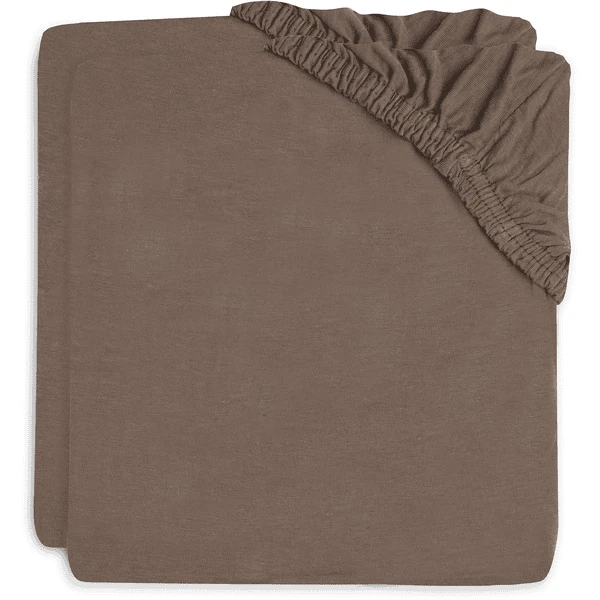 Jollein Hoeslaken Cradle Jersey 40/50x80/90cm Pack Of 2 Chestnut - Afbeelding 4