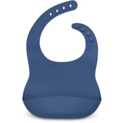 Jollein Silicone Slabbetje Jeans Blauw