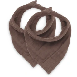 Jollein Slabbetje Bandana Gerimpeld Kastanje Pak Van