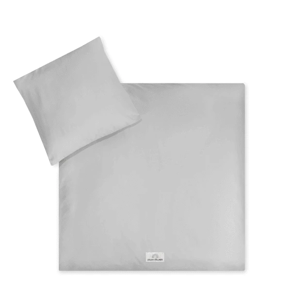 JULIUS ZÖLLNER Beddengoed Uni Light Grijs 80 X 80 Cm - Afbeelding 4