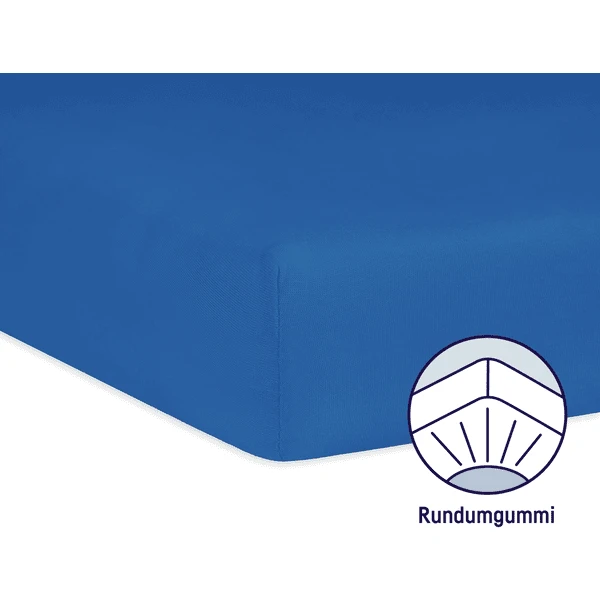 JULIUS ZÖLLNER Hoeslaken JULIUS Hoeslaken Jersey Blauw - Afbeelding 5