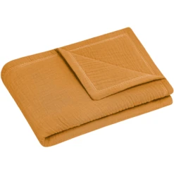 JULIUS ZÖLLNER Knuffeldoekje Mousseline Kaneel 70 X 100 Cm