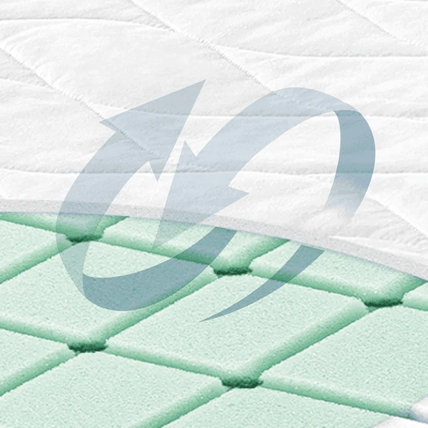 JULIUS ZÖLLNER Matras Cube Lite 60 X 120 Cm - Afbeelding 4