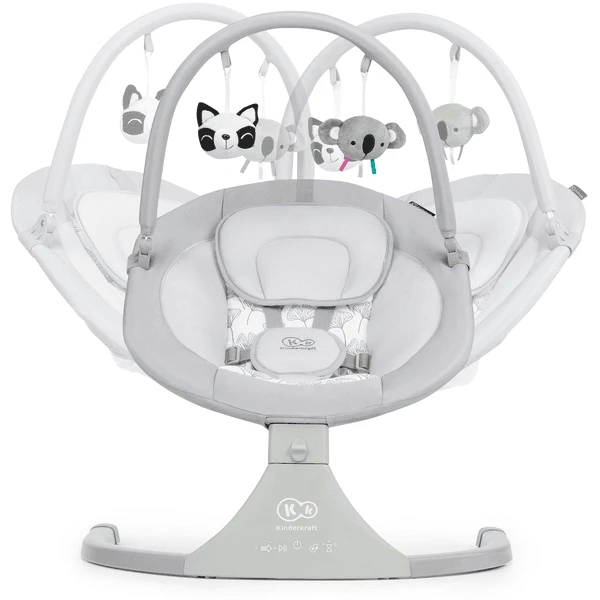 Kinderkraft Wipstoel Luli Grey - Afbeelding 3