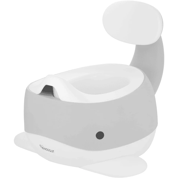 KINDSGUT Kinderpotje Walvis, Lichtgrijs - Afbeelding 4