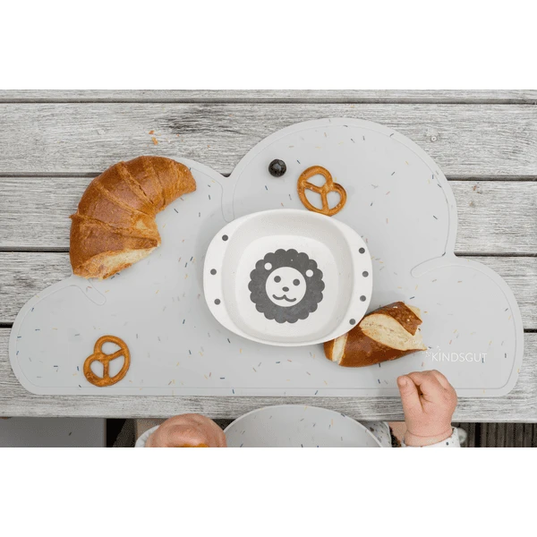KINDSGUT Place Mat Cloud, Confetti In Lichtgrijs - Afbeelding 4