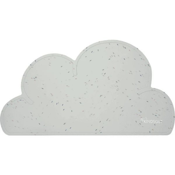 KINDSGUT Place Mat Cloud, Confetti In Lichtgrijs