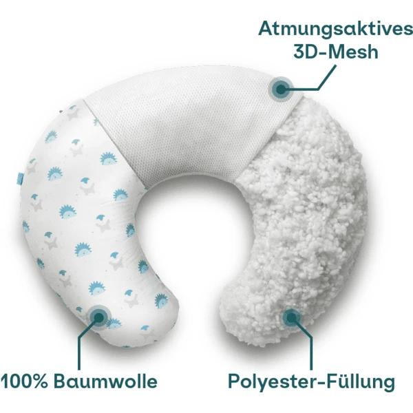 KOALA BABY CARE ® Hug Baby Voedingskussen - Blauw - Afbeelding 4