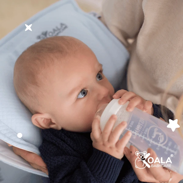 KOALA BABY CARE ® Voedingskussen Voor Baby's, Vanaf 0 Maanden Blauw - Afbeelding 4