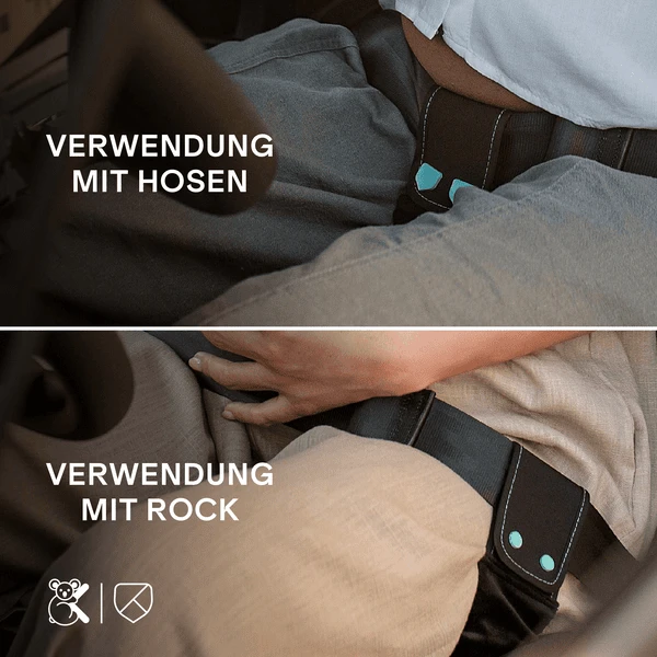 KOALA BABY CARE ® Zwangerschapsautogordel - Zwart - Afbeelding 5