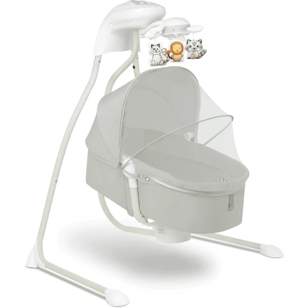 Lionelo Babyschommel Henny Grey Dove - Afbeelding 3