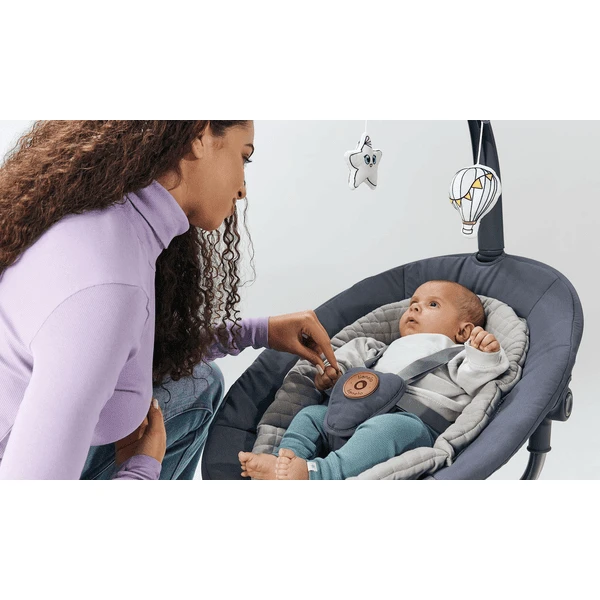 Lionelo Wipstoeltje Rina Beton Grijs - Afbeelding 2