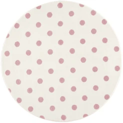 LIVONE Kinderdeken Kinderen Houden Van Tapijten CIRCLE Crème/roze 160 Cm Rond