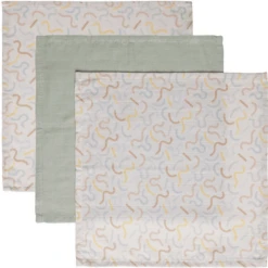Luma ® Burp Cloths Set Van 3 Multi Lines