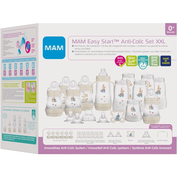 MAM Easy Start Anti-Colic XXL Flessenset, Olifant - Afbeelding 4