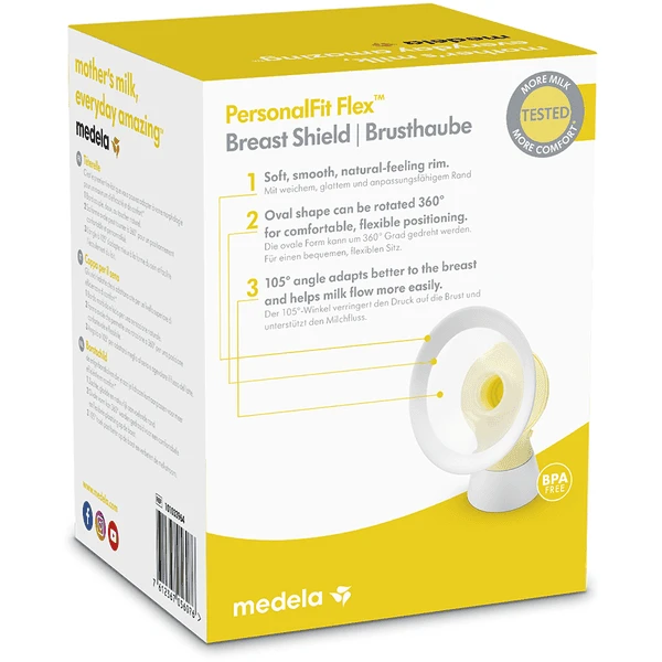 Medela Borstkapjes PersonalFit Flex 2 Stuks 24mm - Afbeelding 3