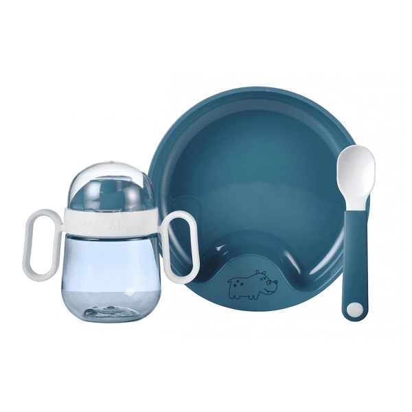 MEPAL Baby Servies Set Mio 3-delig - Diep Blauw