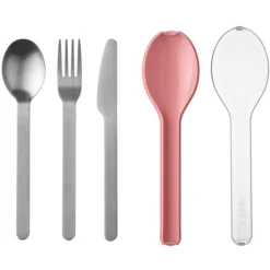 MEPAL Ellipse 3-delige Bestekset - Nordic Roze