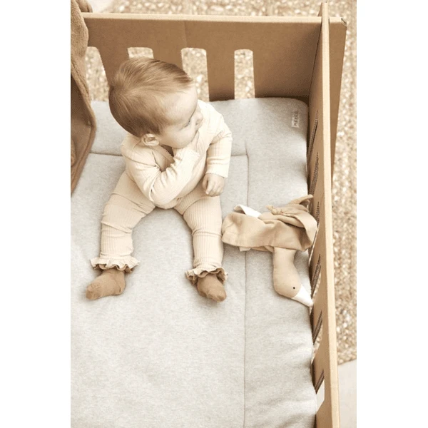 MEYCO Boxkussen Knit Basic Sand Melange - Afbeelding 5