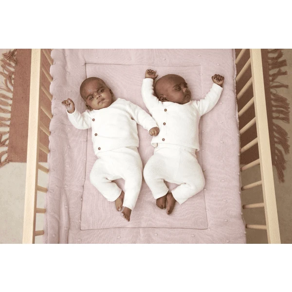 MEYCO Boxkussen Mini Knopen Zacht Roze - Afbeelding 4