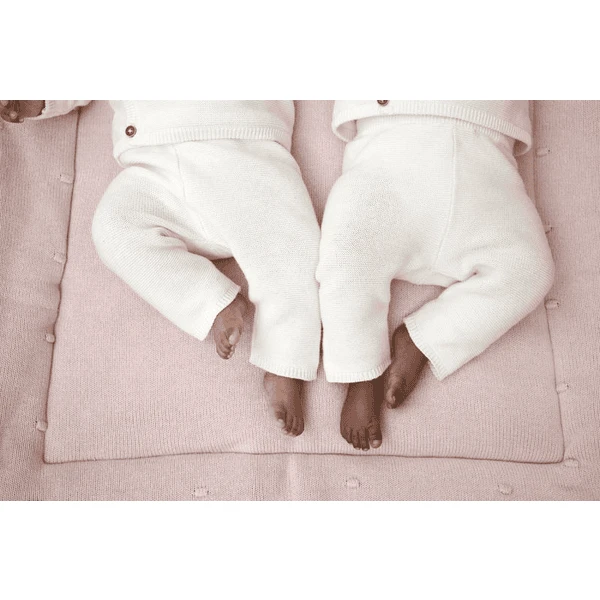 MEYCO Boxkussen Mini Knopen Zacht Roze - Afbeelding 5