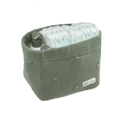 MEYCO Luiertafelmand Klein Knopen Forest Green