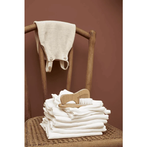 Meyco Mousseline Starter Set Basic Pak Van 12 Uni Off White - Afbeelding 3