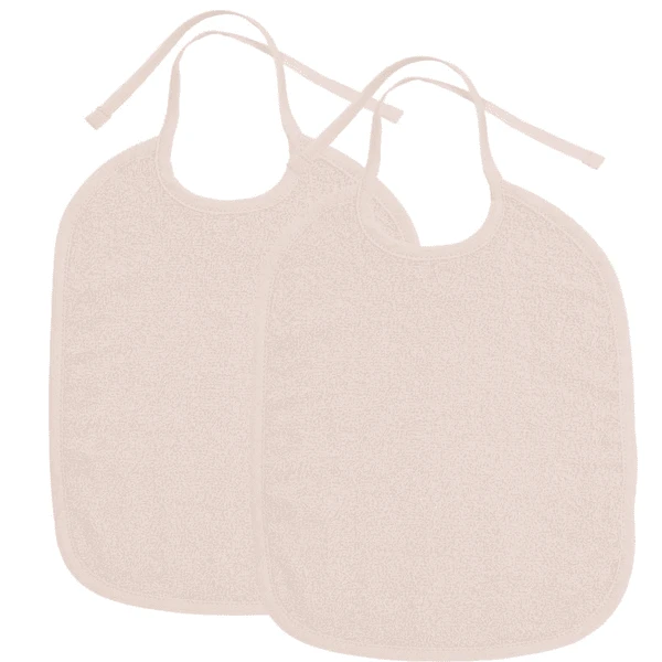 MEYCO Slabbetje 2-pack Basic Terry Zacht Roze