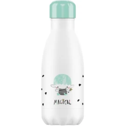 Miniland Geïsoleerde Kinderfles Pixie - 270ml, Wit/blauw