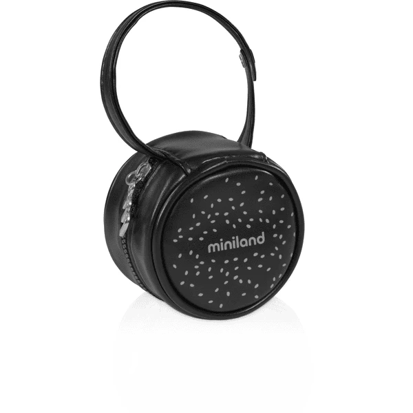 Miniland Paci Pocket Geweven Fopspeenhouder Met Handvat Deluxe Silver - Afbeelding 3