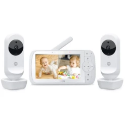Motorola Video-babyfoon VM35-2 Twin Met 5,0" LCD-kleurenscherm