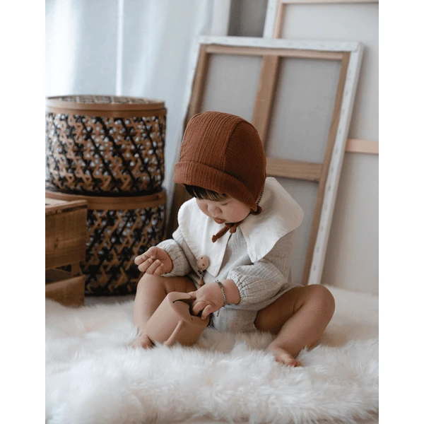 Mushie Bewolkt Mauve Snack Cup - Afbeelding 2