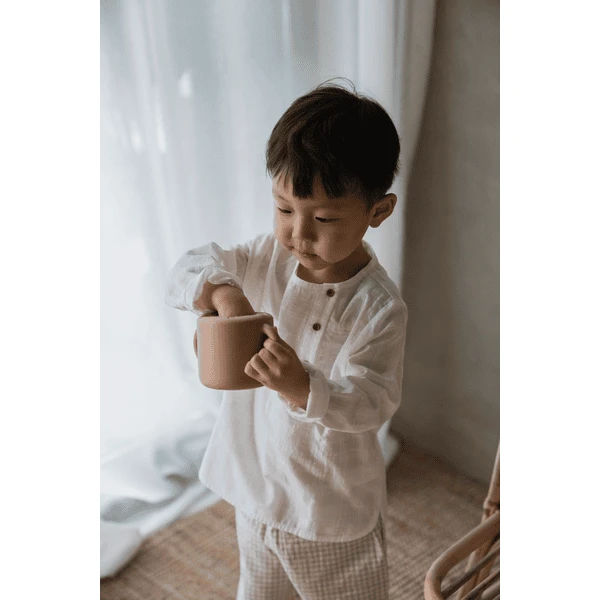 Mushie Bewolkt Mauve Snack Cup - Afbeelding 3