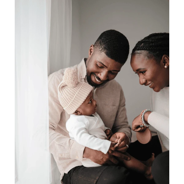 Mushie Bijtring Bloem Armband, Steel /Dove Gray/ Stone , 3 Stuks - Afbeelding 2