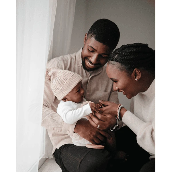 Mushie Bijtring Bloem Armband, Steel /Dove Gray/ Stone , 3 Stuks - Afbeelding 4