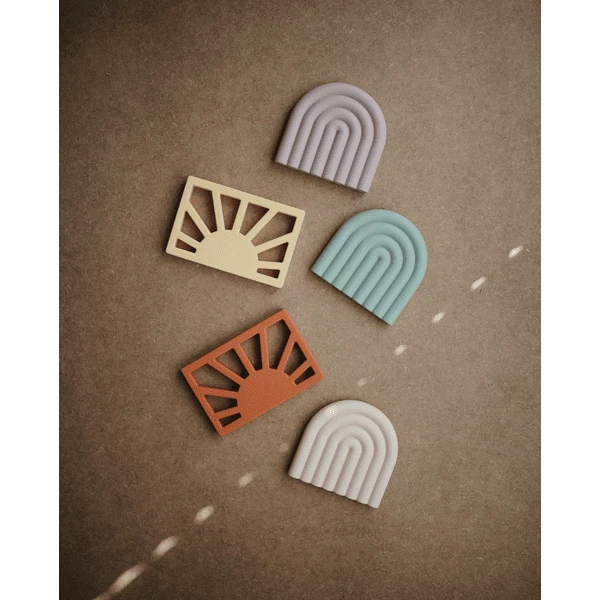 Mushie Bijtring Zon, Gedempt Yellow - Afbeelding 4