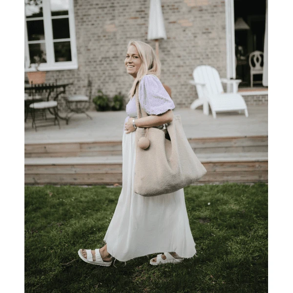 Mushie Dummy Houder, Blush - Afbeelding 3