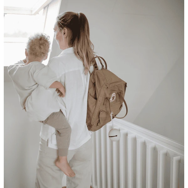 Mushie Dummy Houder, Schakelen Sand - Afbeelding 4