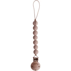 Mushie Dummy Ketting Halo, Blush