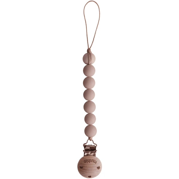 Mushie Dummy Ketting Halo, Blush