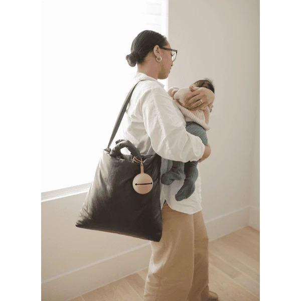 Mushie Fopspeenhouder, Pale Taupe - Afbeelding 2