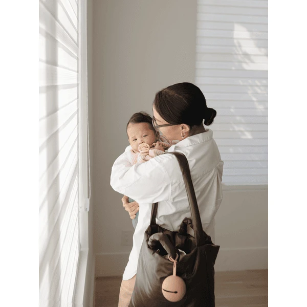 Mushie Fopspeenhouder, Pale Taupe - Afbeelding 4