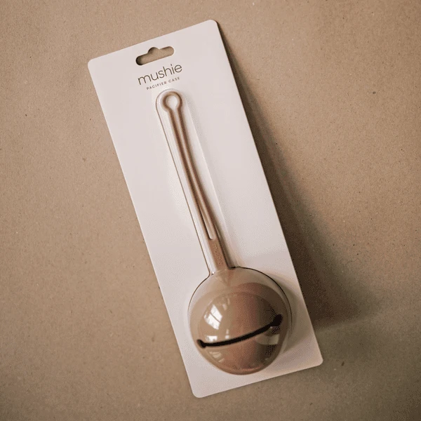 Mushie Fopspeenhouder, Pale Taupe - Afbeelding 5