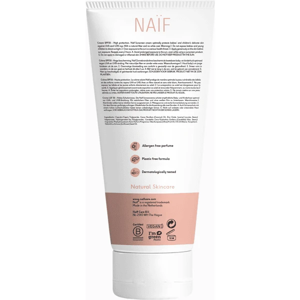 Naïf Zonnecrème Baby & Kind LSF50 100ml - Afbeelding 3