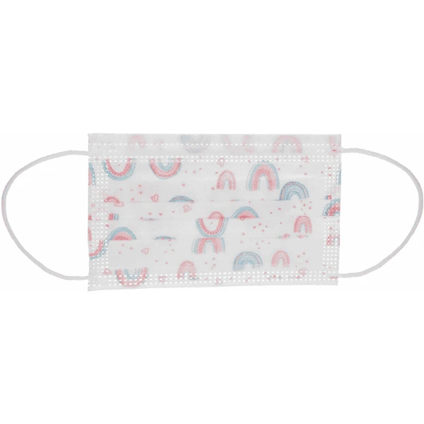 Nuby Nûby Wegwerpmasker Voor Elke Dag, Pak Van 10, Mond- En Neusbescherming Voor Kinderen Van 4-12 Jaar, 3-lagig Voor Meisjes - Afbeelding 4